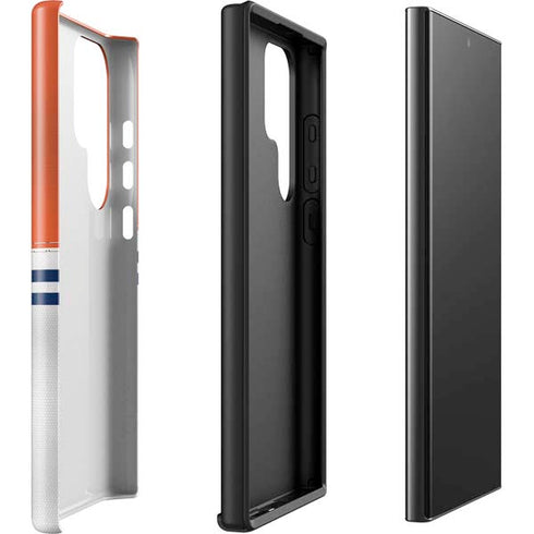 NFL Denver Broncos White Striped Galaxy S23 Ultra Pro Case