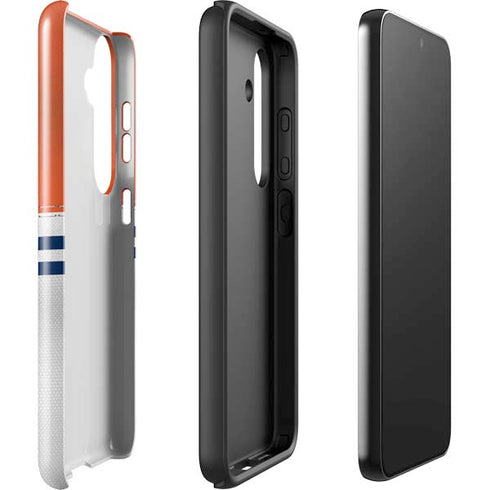 NFL Denver Broncos White Striped Galaxy S25 Impact Case