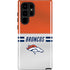 NFL Denver Broncos White Striped Galaxy S25 Ultra Impact Case