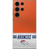 NFL Denver Broncos White Striped Galaxy S25 Ultra Skin