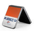 NFL Denver Broncos White Striped Galaxy Z Flip6 Skin