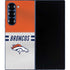 NFL Denver Broncos White Striped Galaxy Z Fold6 Skin