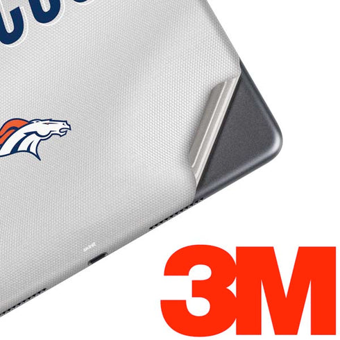 NFL Denver Broncos White Striped iPad Skins