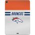 NFL Denver Broncos White Striped Apple iPad Air Skin