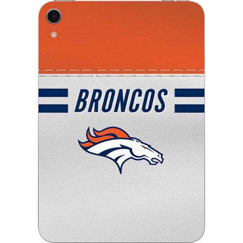 NFL Denver Broncos White Striped Apple iPad Mini Skin