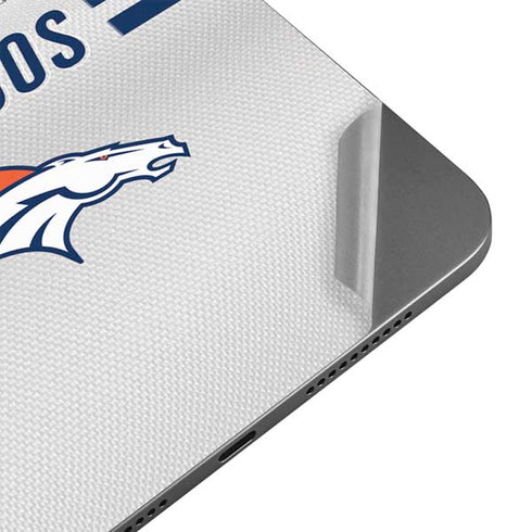 NFL Denver Broncos White Striped Apple iPad Mini Skin