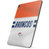 NFL Denver Broncos White Striped Apple iPad Pro Skin