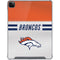 NFL Denver Broncos White Striped iPad Cases