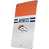 NFL Denver Broncos White Striped iPad Pro 13in M4 (2024) Skin