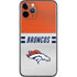 NFL Denver Broncos White Striped iPhone 11 Pro Skin