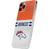 NFL Denver Broncos White Striped iPhone 11 Pro Skin