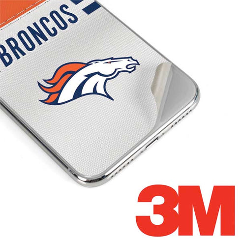 NFL Denver Broncos White Striped iPhone 11 Pro Skin