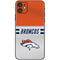 NFL Denver Broncos White Striped iPhone 11 Skin