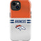NFL Denver Broncos White Striped iPhone 15 Impact Case