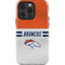 NFL Denver Broncos White Striped iPhone 15 Pro Impact Case