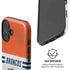 NFL Denver Broncos White Striped iPhone 16 Magsafe Impact Case