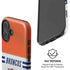 NFL Denver Broncos White Striped iPhone 16 Plus Magsafe Impact Case