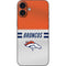 NFL Denver Broncos White Striped iPhone 16 Plus Skin