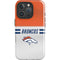 NFL Denver Broncos White Striped iPhone 16 Pro Impact Case