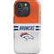 NFL Denver Broncos White Striped iPhone 16 Pro Magsafe Impact Case