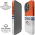 NFL Denver Broncos White Striped iPhone 16 Pro Magsafe Impact Case