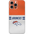 NFL Denver Broncos White Striped iPhone 16 Pro Max Skin