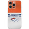 NFL Denver Broncos White Striped iPhone 16 Pro Skin