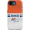 NFL Denver Broncos White Striped iPhone 16e Impact Case