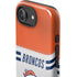NFL Denver Broncos White Striped iPhone 16e Impact Case