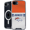 NFL Denver Broncos White Striped iPhone 16e MagSafe Case