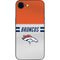 NFL Denver Broncos White Striped iPhone 16e Skin
