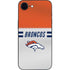 NFL Denver Broncos White Striped iPhone 16e Skin