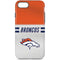 NFL Denver Broncos White Striped iPhone 8 Pro Case