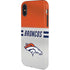 NFL Denver Broncos White Striped iPhone X Pro Case