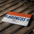 NFL Denver Broncos White Striped Apple MacBook Air Skin