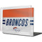 NFL Denver Broncos White Striped MacBook Cases