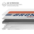 NFL Denver Broncos White Striped MacBook Cases