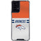 NFL Denver Broncos White Striped Moto G Power 5G (2024) Clear Case
