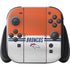 NFL Denver Broncos White Striped Nintendo Switch 2 (2025) with Joy-Con Skin