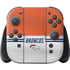 NFL Denver Broncos White Striped Nintendo Switch 2 (2025) Joy-Con Controller Skin
