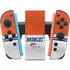 NFL Denver Broncos White Striped Nintendo Switch 2 (2025) Joy-Con Controller Skin