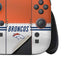 NFL Denver Broncos White Striped Nintendo Switch 2 (2025) Joy-Con Controller Skin