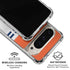 NFL Denver Broncos White Striped Pixel 9/9 Pro Clear Case