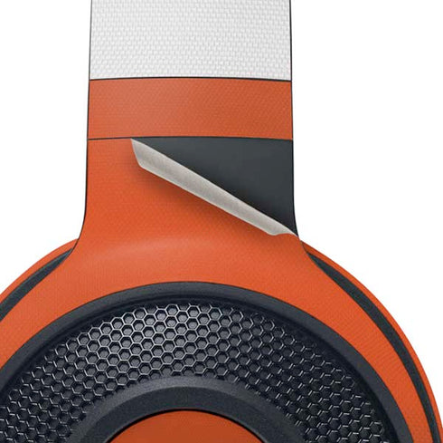 NFL Denver Broncos White Striped Razer Kraken X Skin