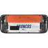 NFL Denver Broncos White Striped Steam Deck Handheld Gaming Computer Skin