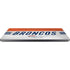NFL Denver Broncos White Striped Surface Laptop 7 13.8in Skin