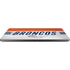 NFL Denver Broncos White Striped Surface Laptop 7 15in Skin