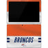 NFL Denver Broncos White Striped Surface Pro 7 Skin