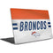 NFL Denver Broncos White Striped Dell XPS Skin