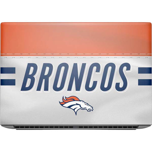 NFL Denver Broncos White Striped HP ZBook Fury 16 G10 Skin